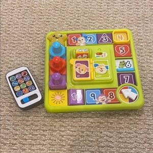 Two Fisher Price Toys Puppy’s Game Activity Board and Play Phone